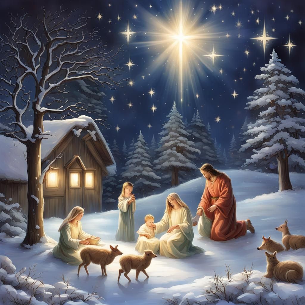 O Holy Night: A Christmas Starry Night