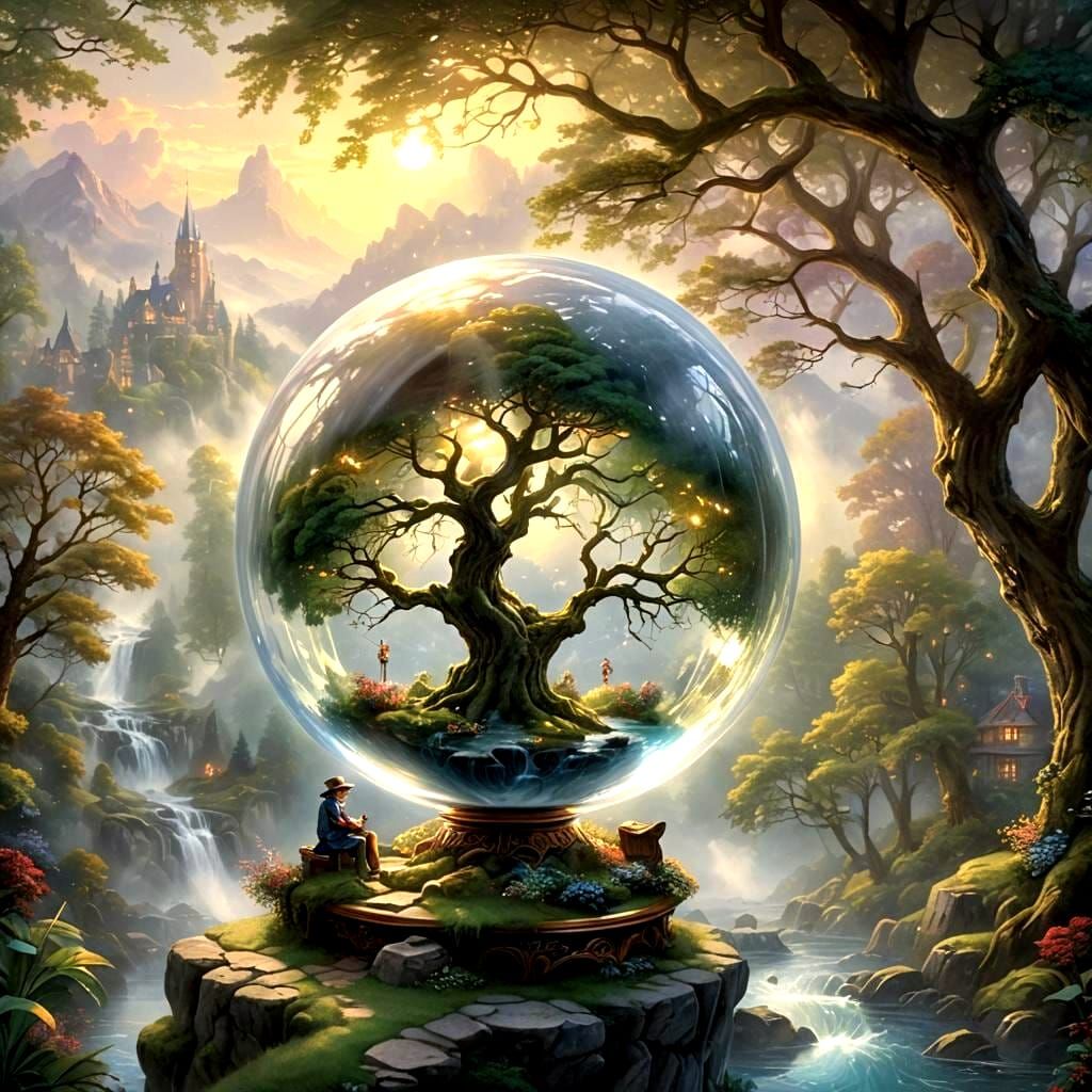 Glass Globe Encapsulates Glorious Landscape