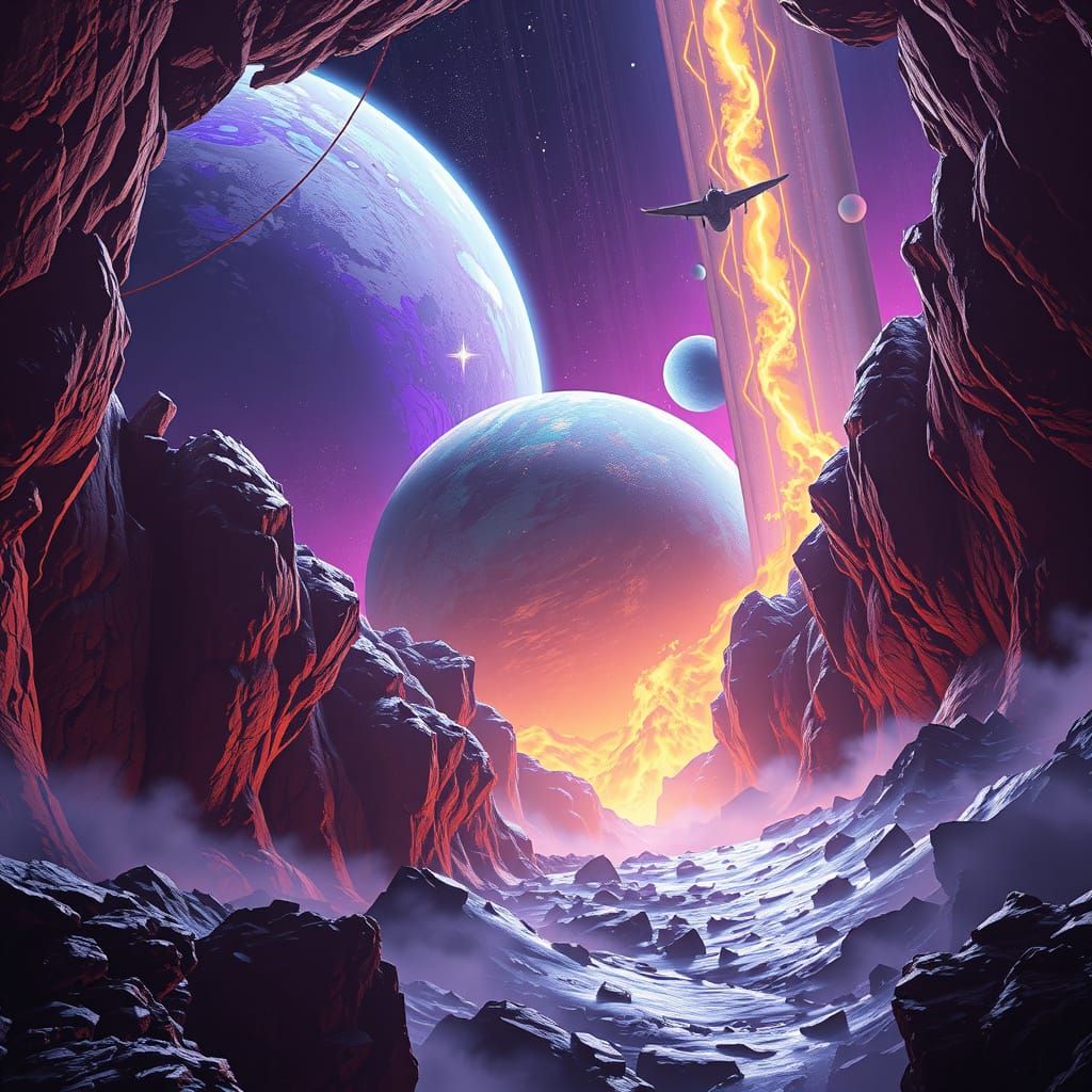 Epic Dark Fantasy Portal Consumes Gas Giant Planets in Hyper...