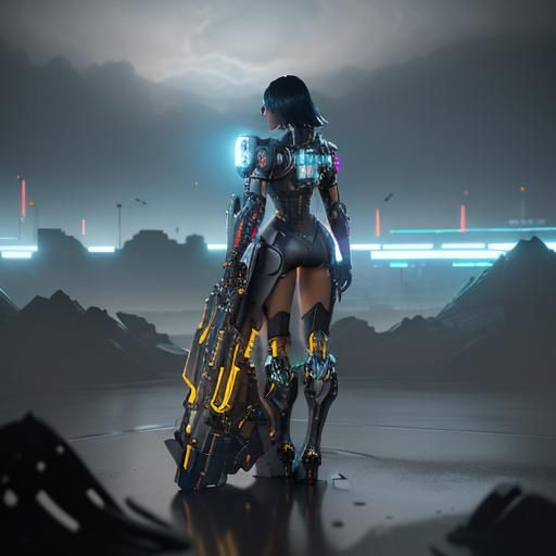 Nintendo Switch Girl in Anime Style