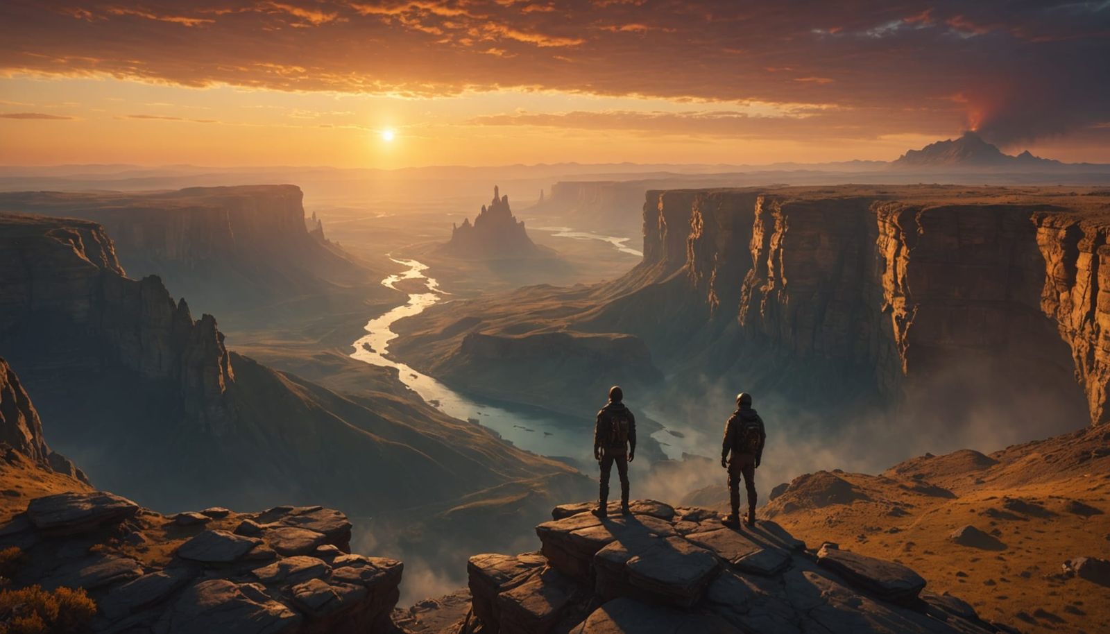 Photographer Captures Alien Sunset: Matte Painting