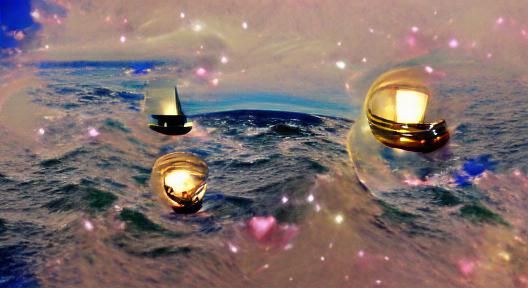 Surreal Escape to a Tiny Planet