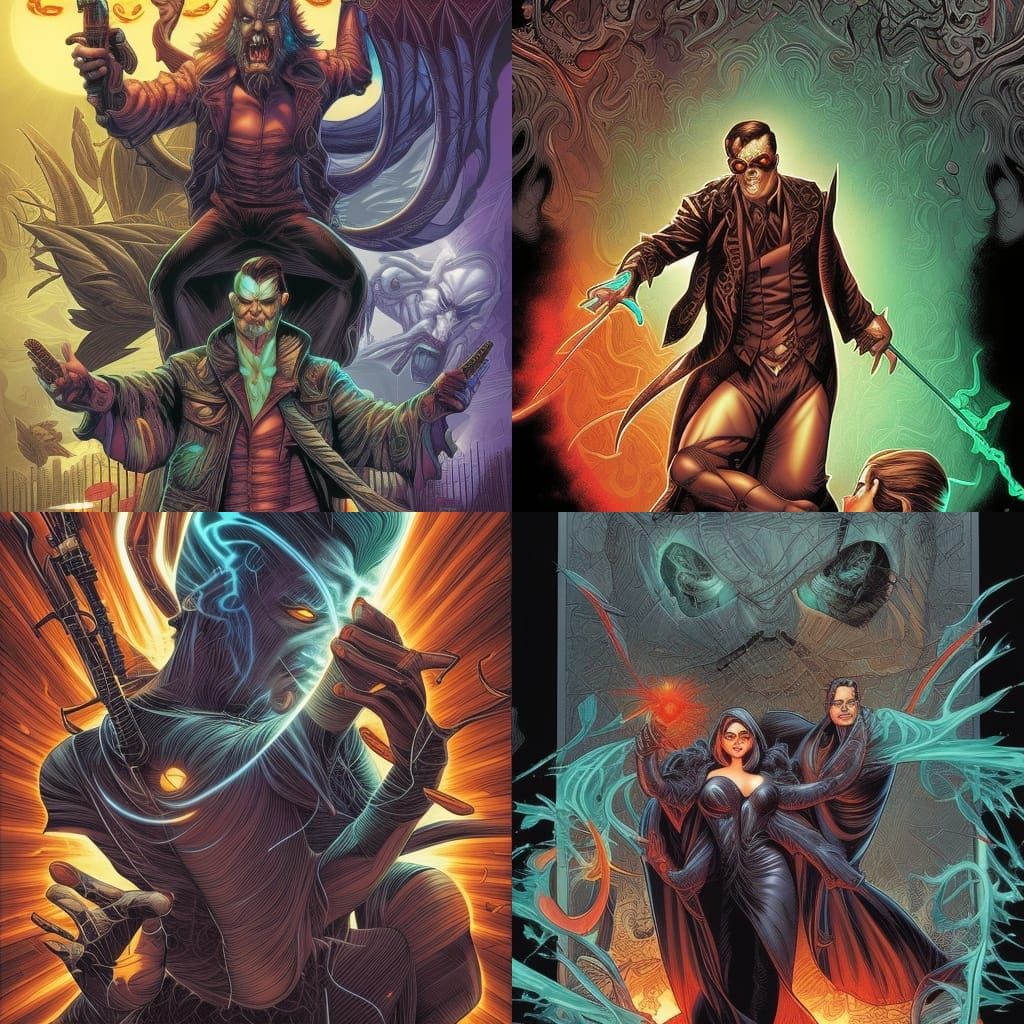 Comic Book Art: Evil Never Dies Concept