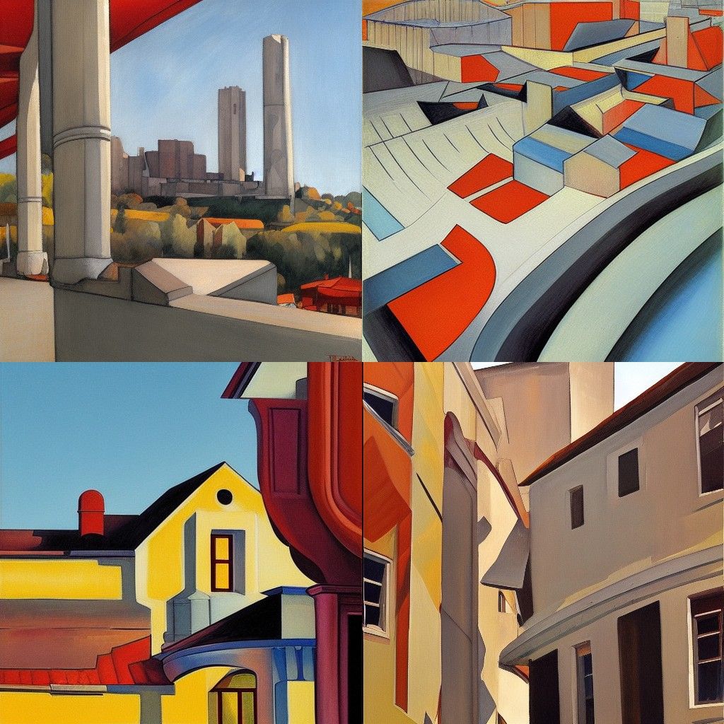 Abstract Geometric Art Composition