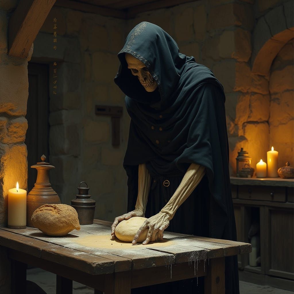 Death Creates a Masterpiece Loaf