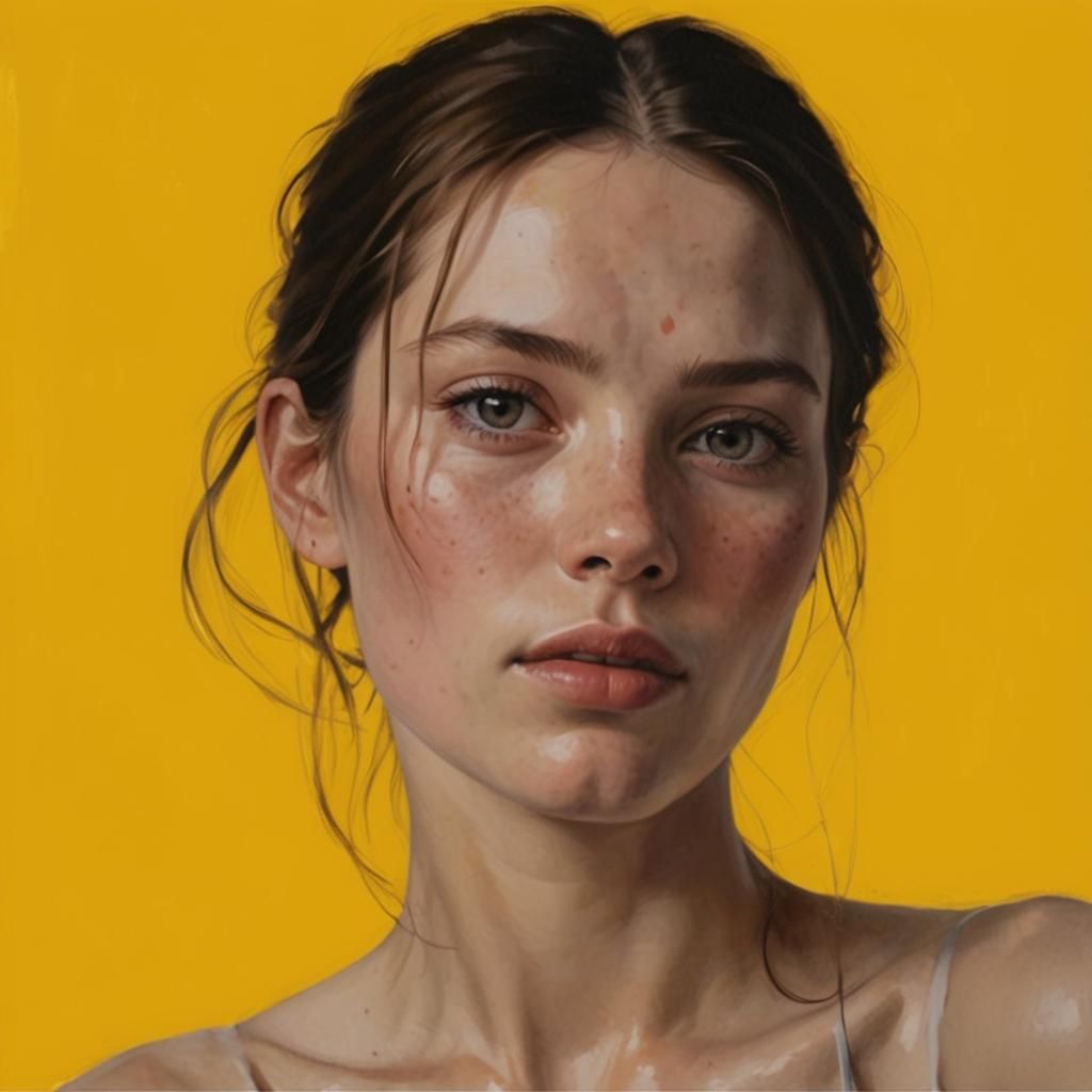 Realistic Painted Portrait Artwork