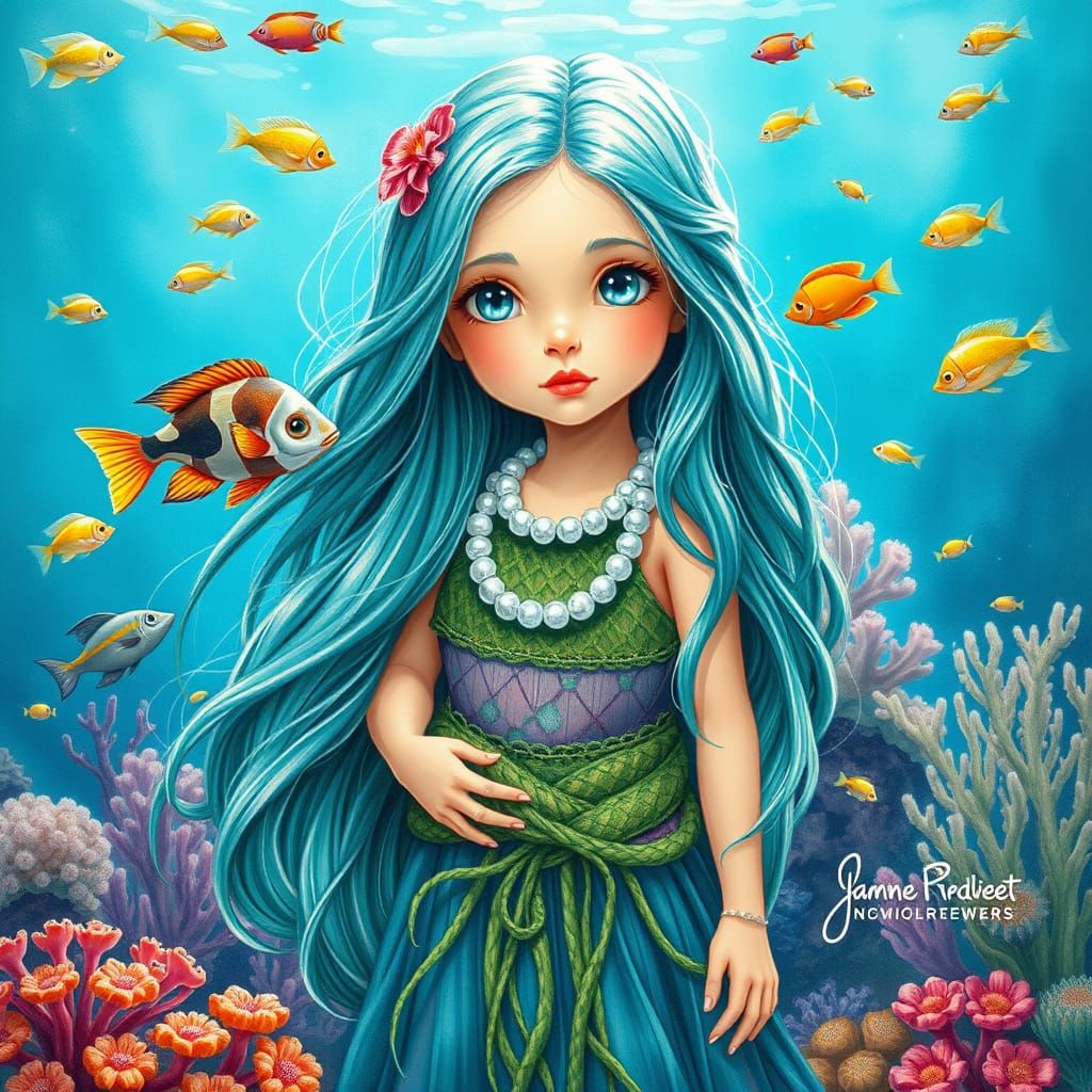 Enchanted Coral Reef Goddess