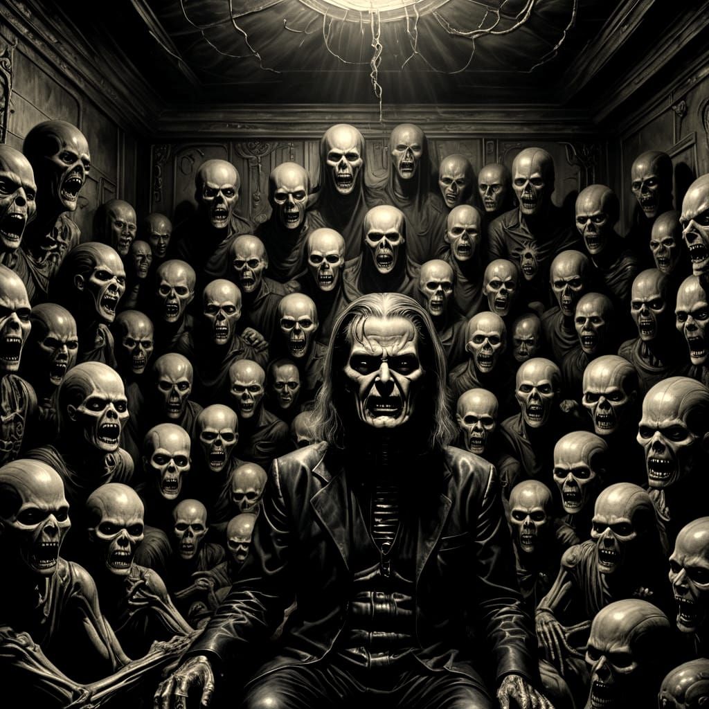 Horrific Uncanny Valley Nightmare Scene