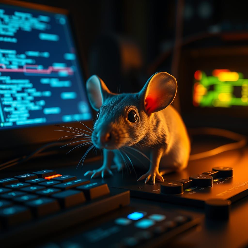 Hyperrealistic Portrait of a Visionary Computer Programmer