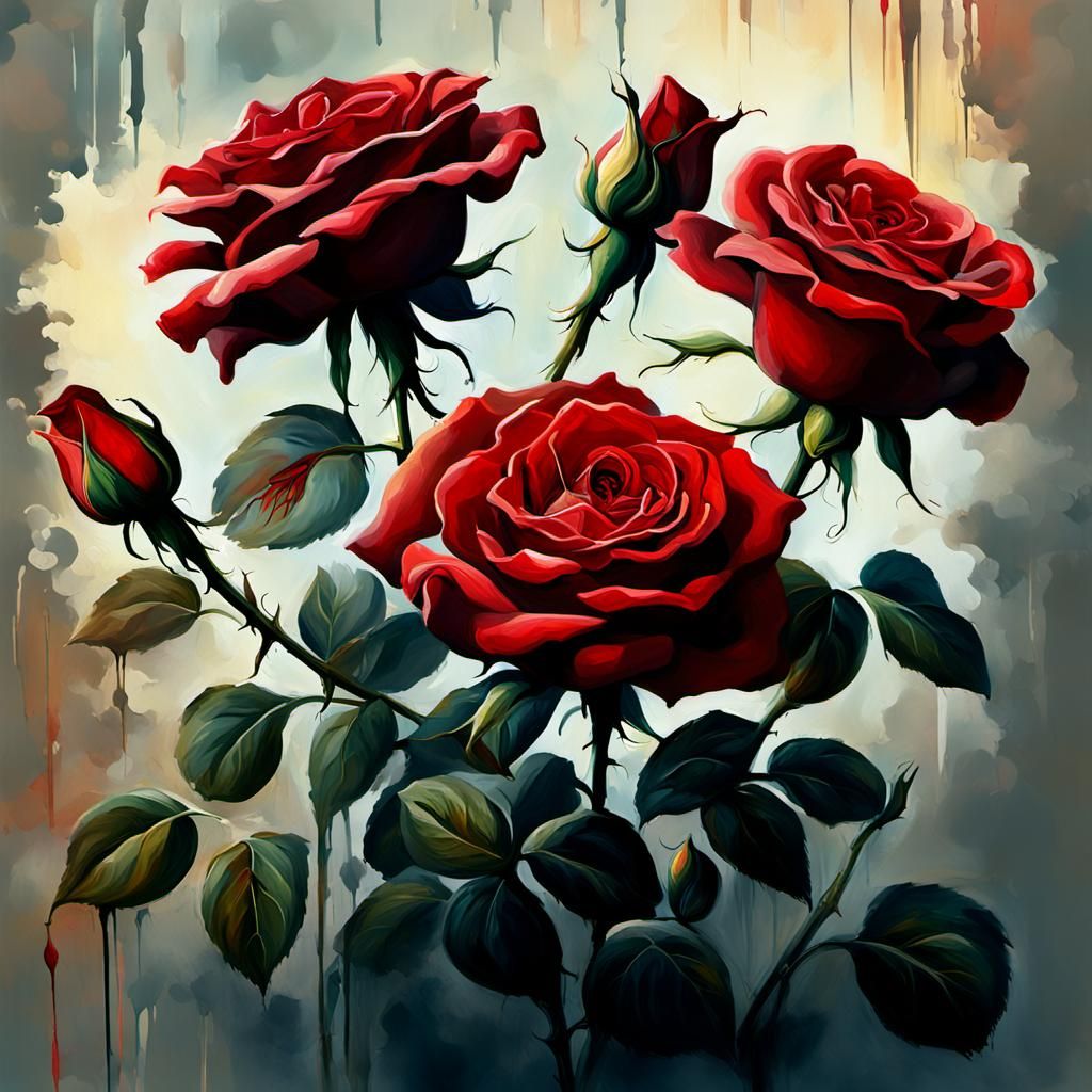red roses