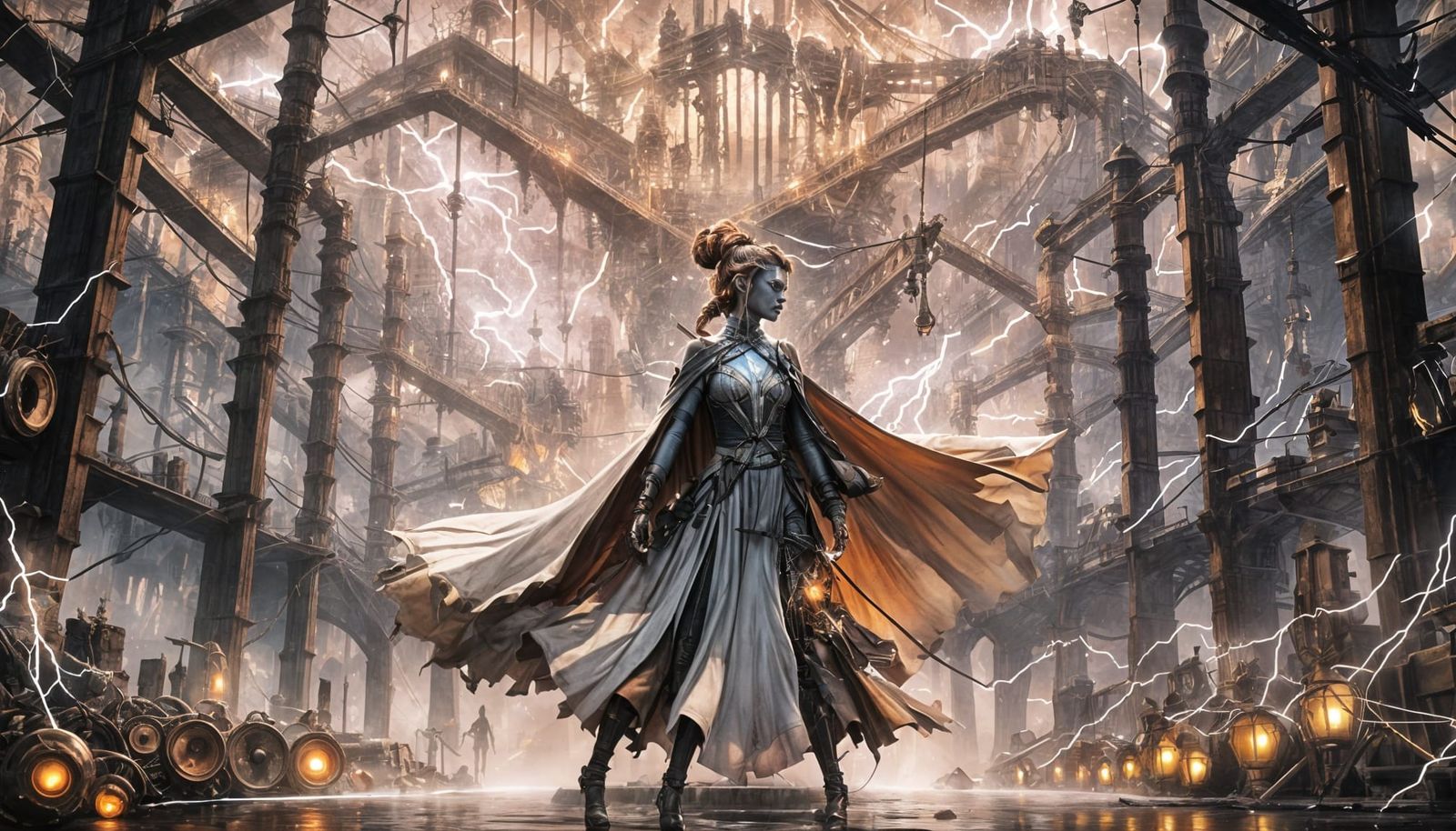 Monster Ahsoka: Frankenstein's Horror in Steampunk Style