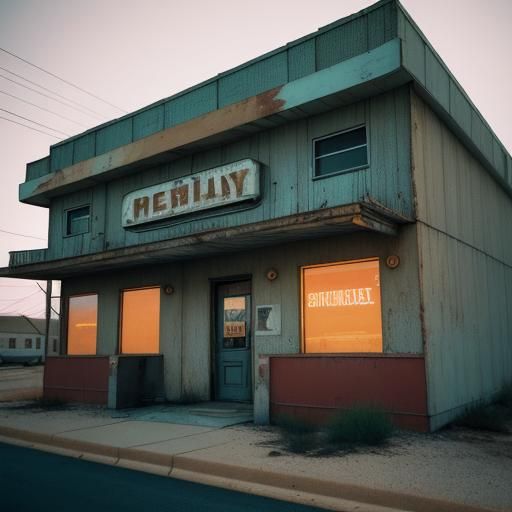 Nostalgic 1957 Diner in Kansas, Retro Photography