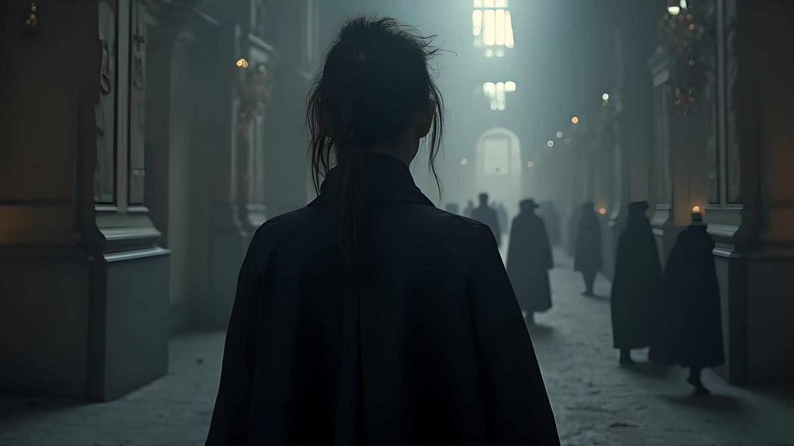 Ethereal Dark Presence in Vogue Aesthetic