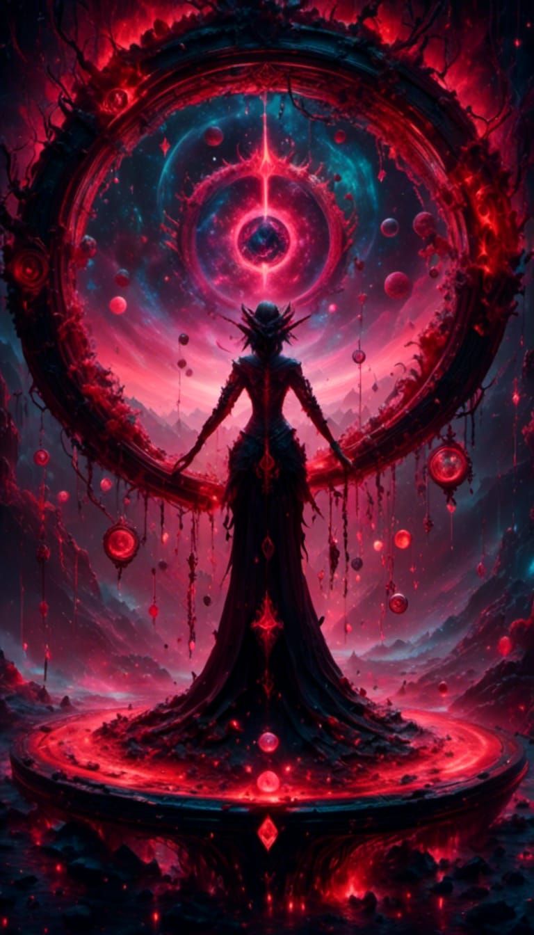 Cosmic Landscape with Elemental Magic Vortexes