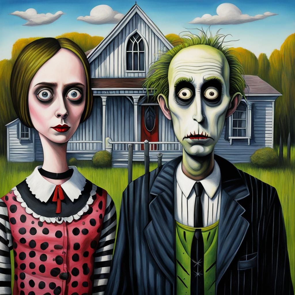 American Gothic by Tim Burton.