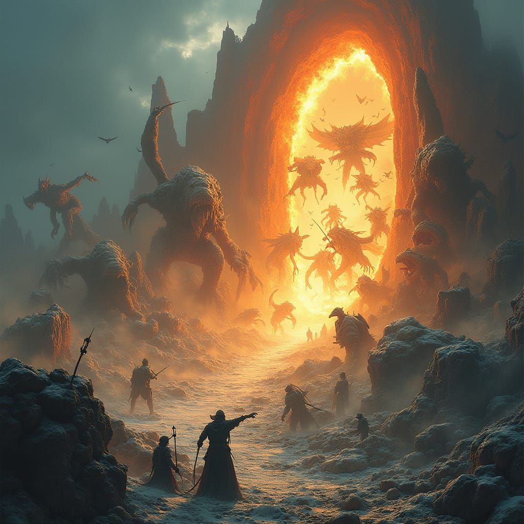 Vivid Portal Unleashes Monsters on Ancient City