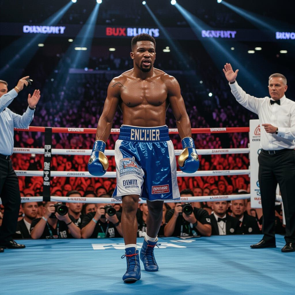 Boxer Enters Arena Through Excited Crowd