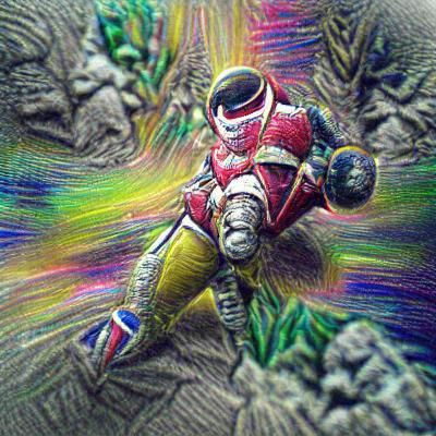 Power Rangers in Space: Renaissance 3D Art