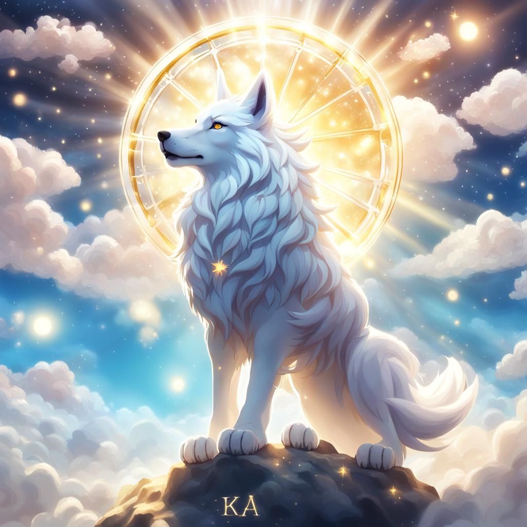 Capricorn Zodiac Alpha Wolf in Gacha Life Style