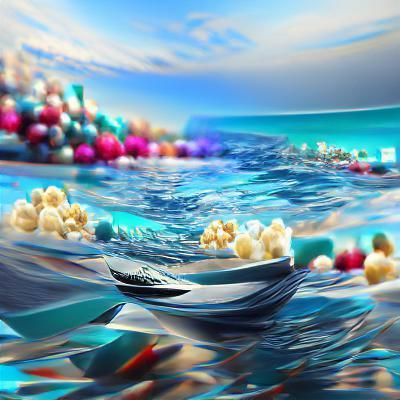 Stunning 3D Ocean Artwork in 8K Resolution