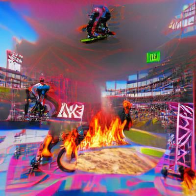 Infernal XGames: Extreme Sports in Hell