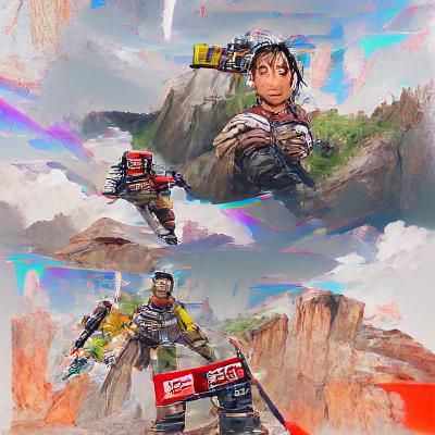Stylized Apex Legends Logo Graphic