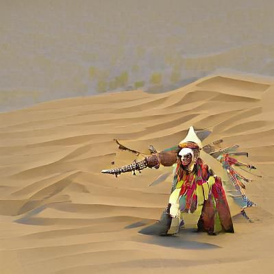 Mystical Medieval Desert Shaman