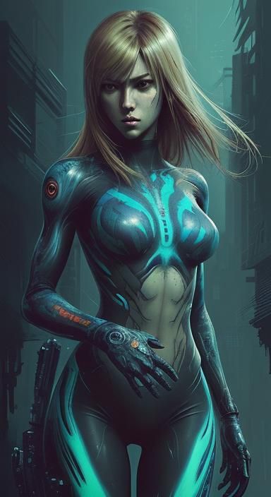 Samus Aran zero suit