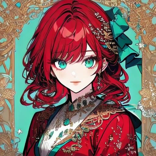 Anime Redhead with Sword
