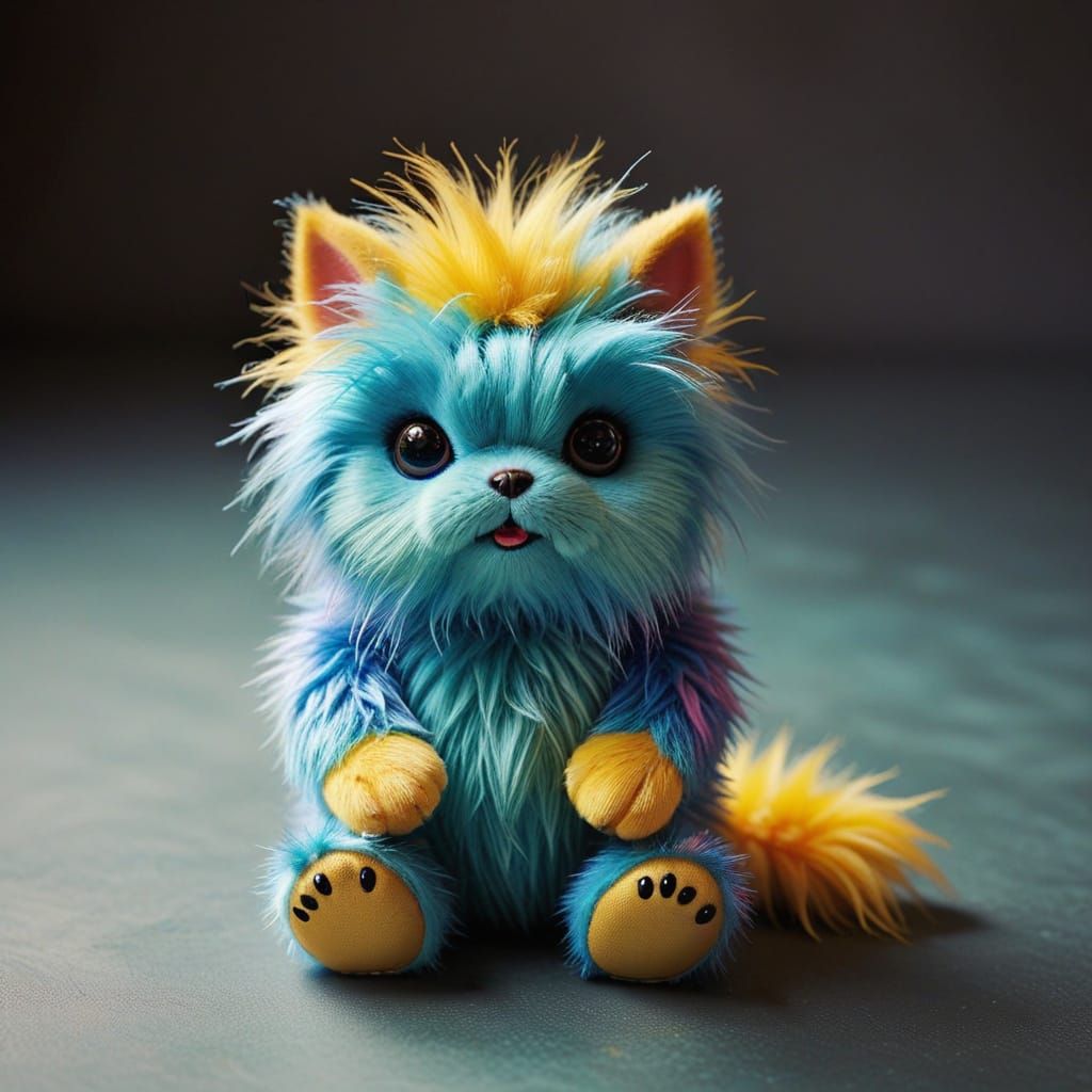 Whimsical Vintage Monster Still Life