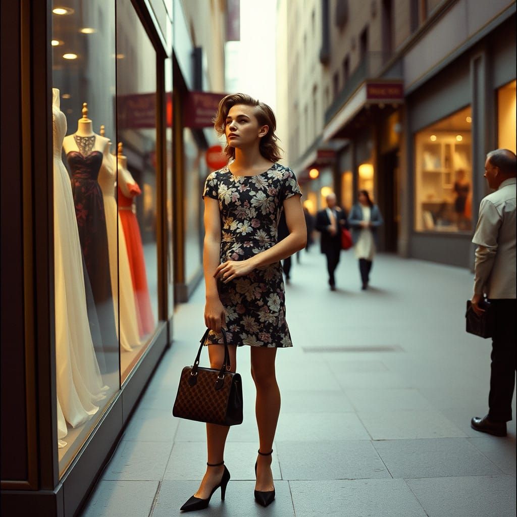 Androgynous Leonardo DiCaprio Enchants in Floral Dress and H...