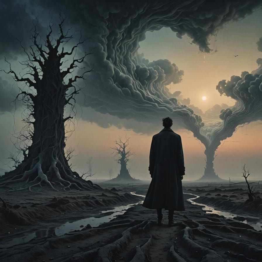 Serene Twilight Scene: A Hopeful Transition