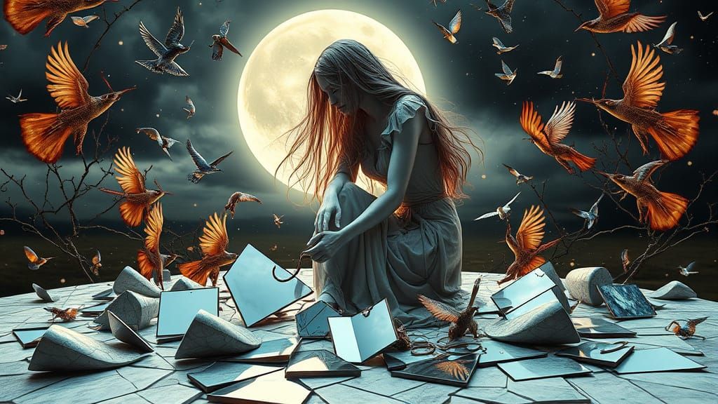 Surreal Fragmented Sculpture Embracing Authenticity in a Wor...