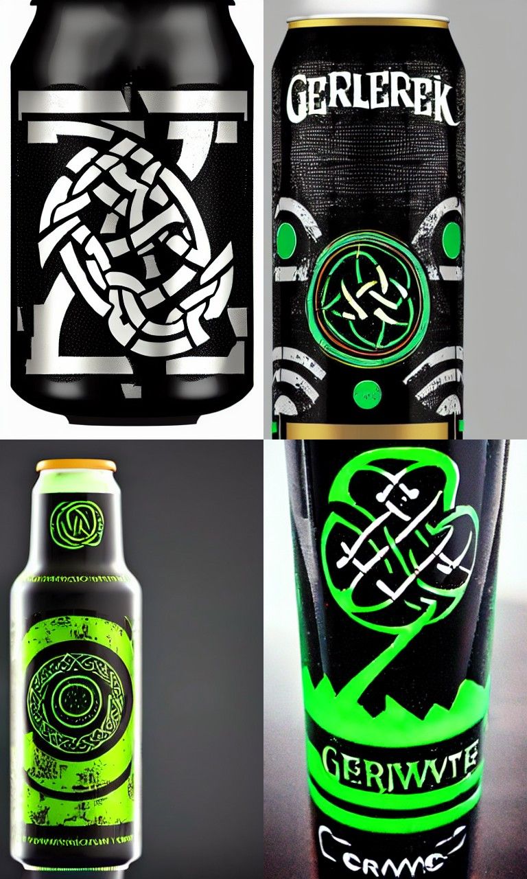 Celtic Cyberpunk Guinness Pint