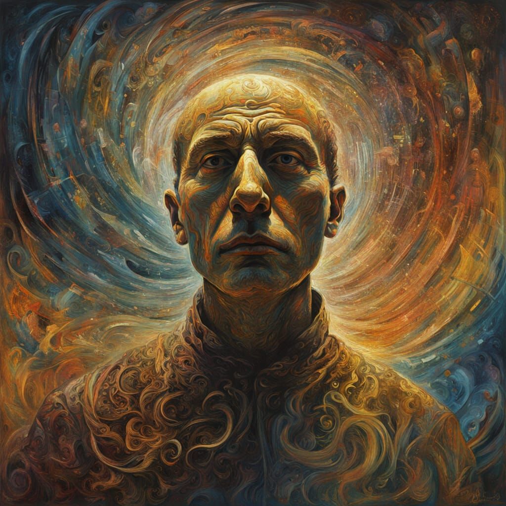 Figure in a Golden Void, Spectral Colors