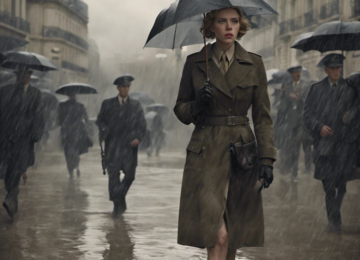 Scarlett Johansson as WW2 Spy in Paris