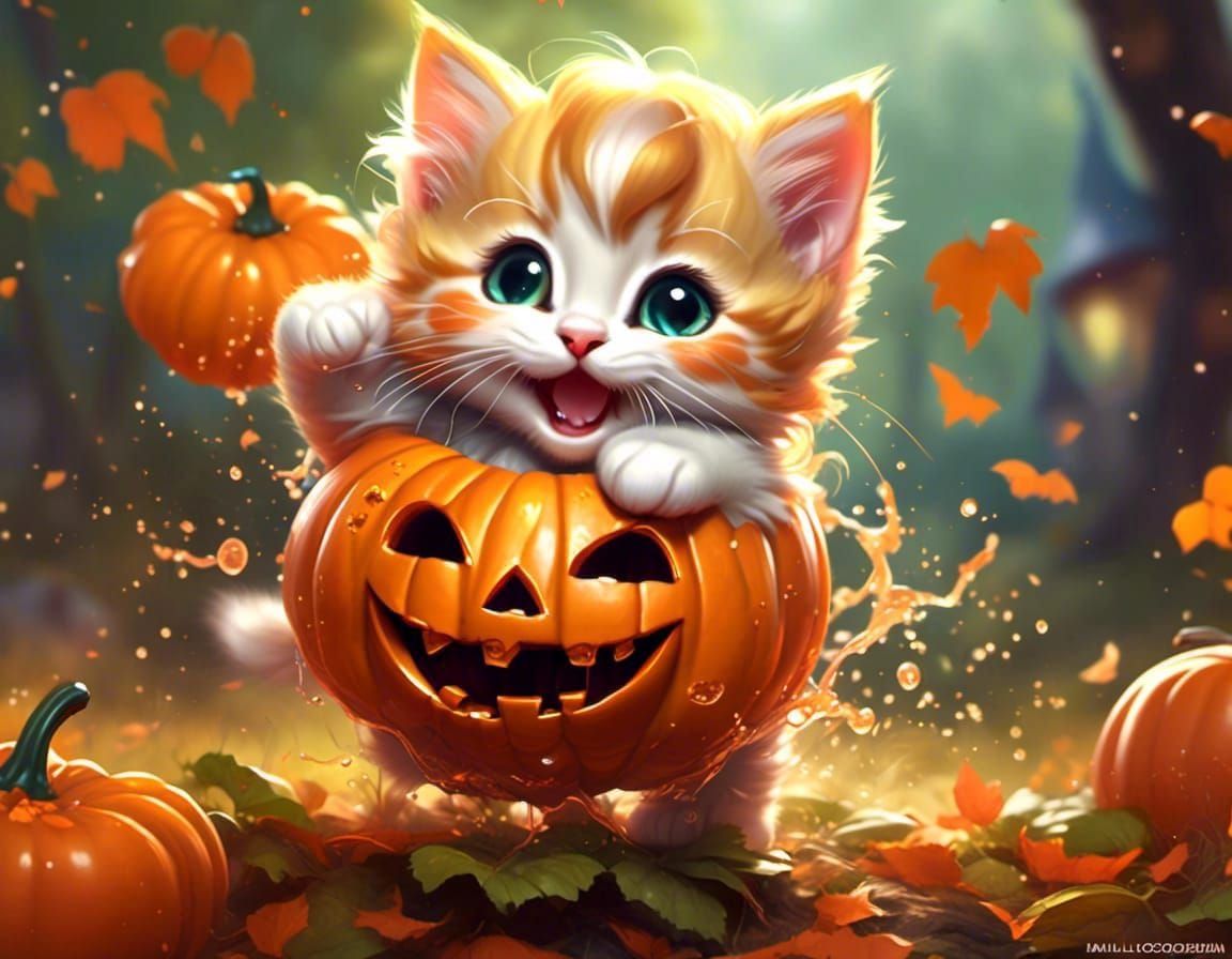 Indeed, Kitties Are Born Inside Punkins