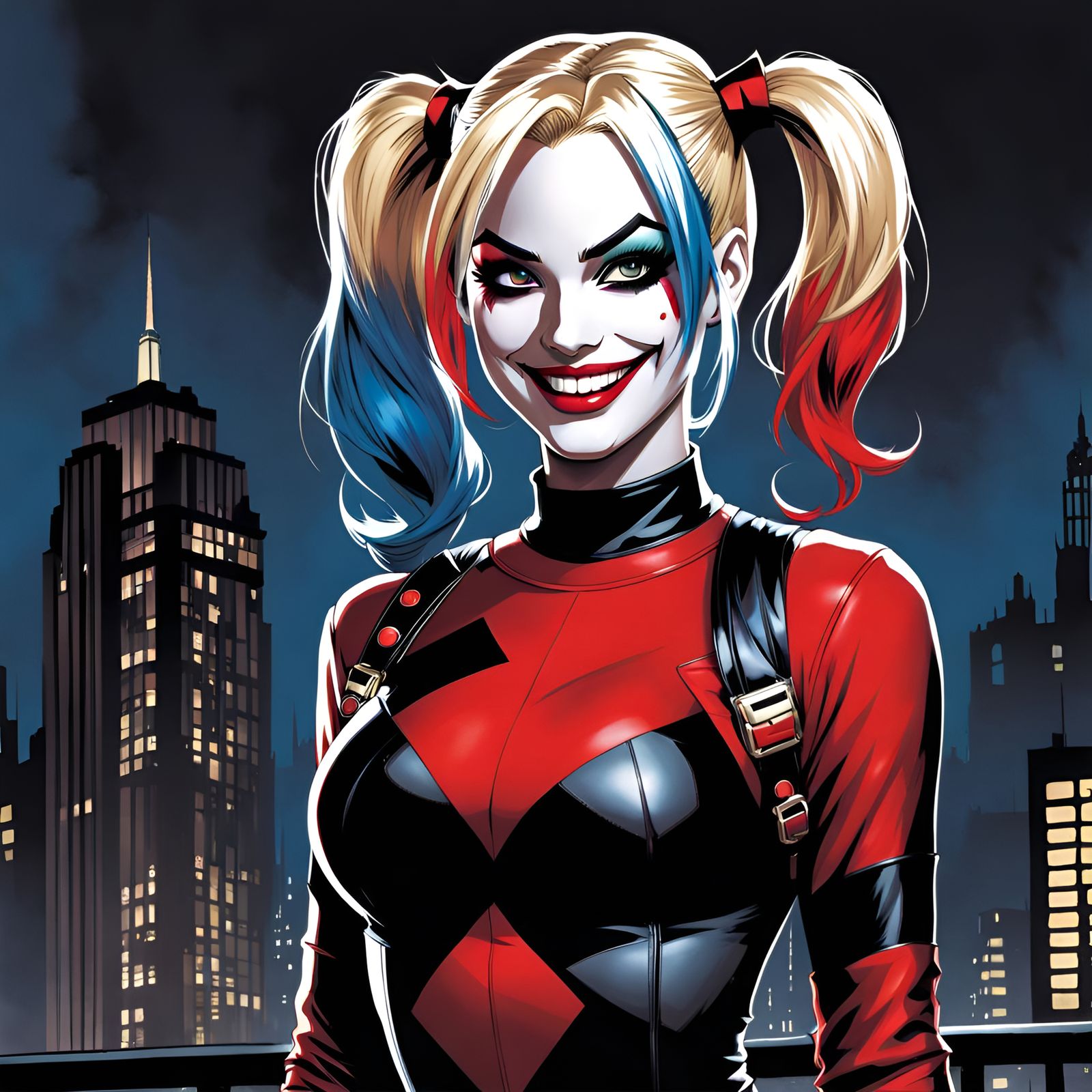 Harley Quinn Comic Art from DC Comics