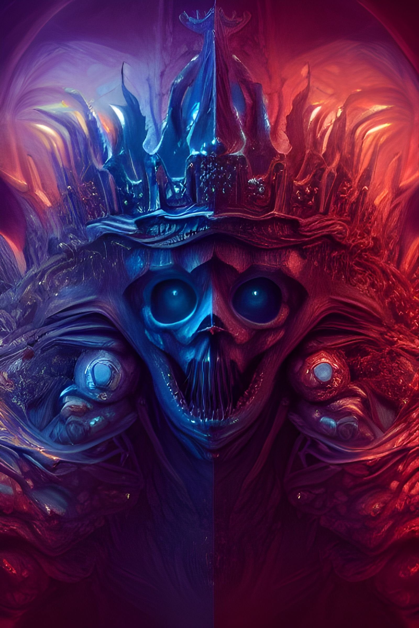 Intricate King of Pain Concept Art