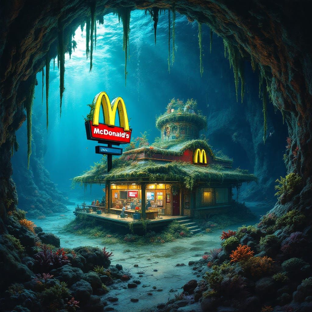 Underwater McDonald's in Coral Cave