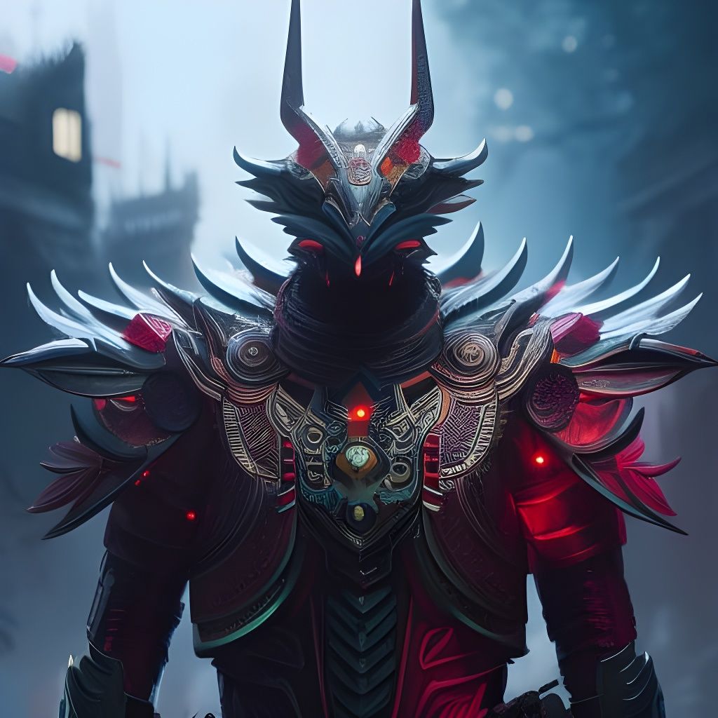 Rabbit Warrior in Jungle, Hyperdetailed Fantasy Art