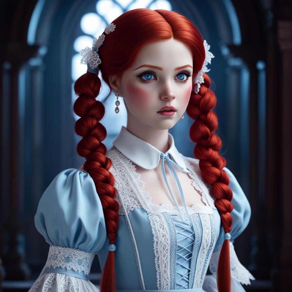 Detailed Porcelain Doll Matte Painting