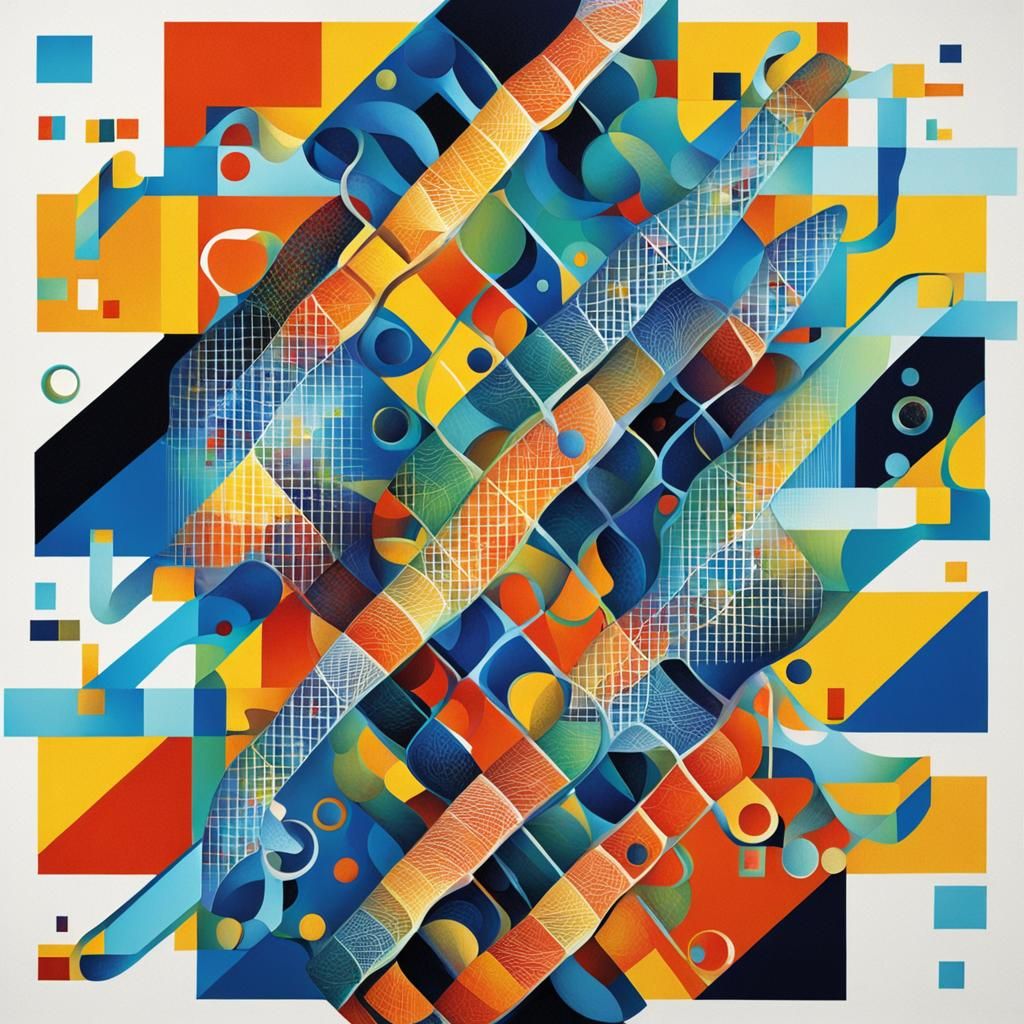 Abstract Art: Rosalind Franklin and DNA