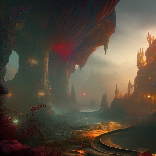 Fantastical Matte Painting Beyond the Ordinary