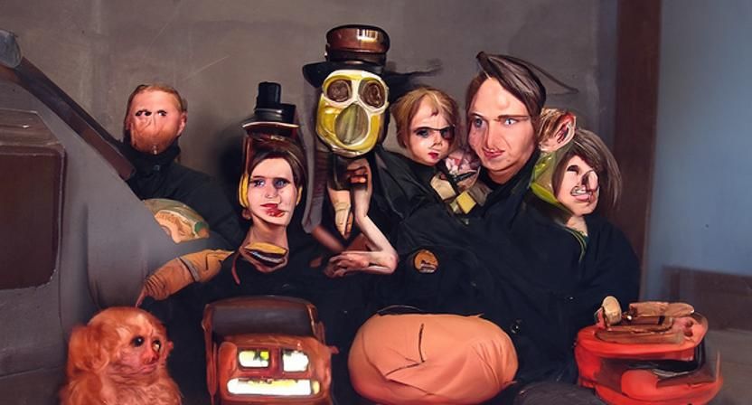 Toxic Family Portrait