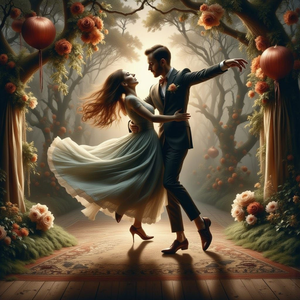 Abstract Dancer in Motion