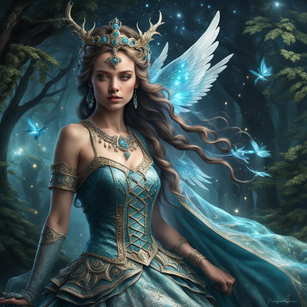 Sci-Fi Fantasy Image in Realistic Style