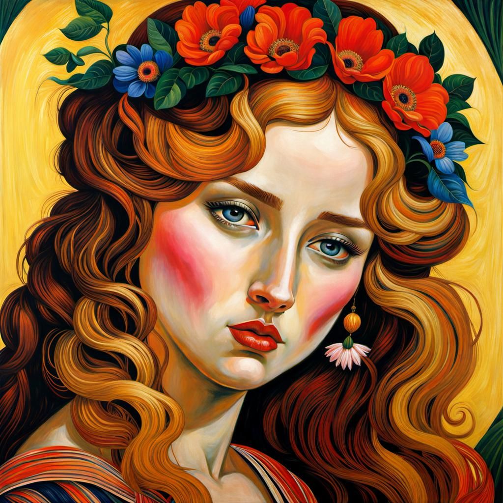 Intricate Luminous Masterpiece in Maximalist Style