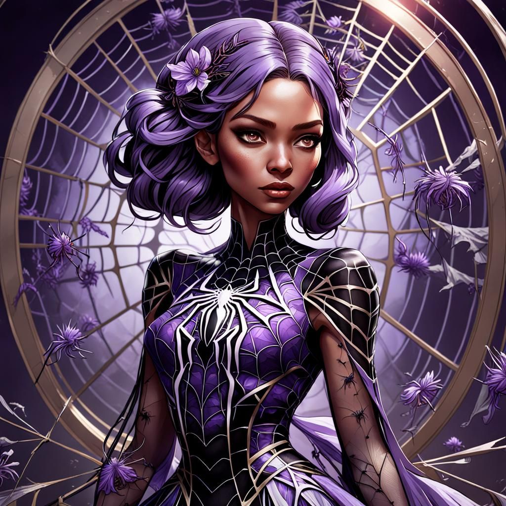purple spider girl