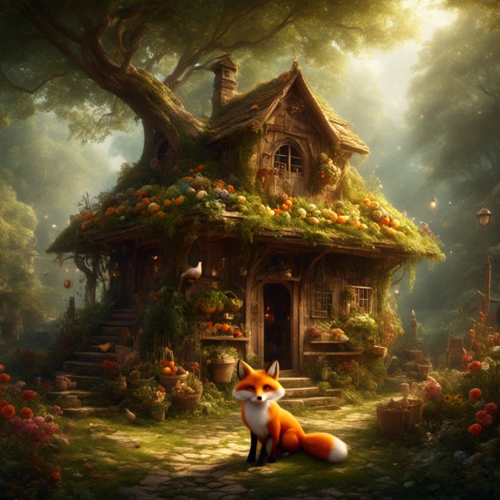 Enchanted Fox in Hen House
